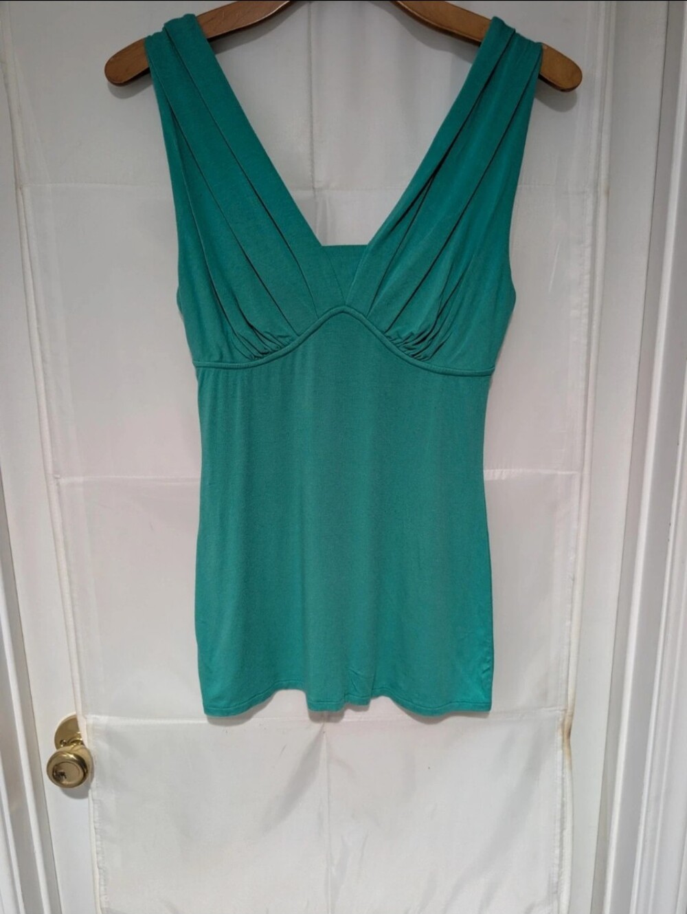 VTG 90s Y2K Bisou Bisou Ruched Empire Waist Tunic